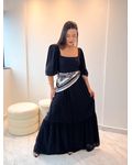 Vestido Longo Bianca Preto