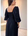 Vestido Longo Bianca Preto