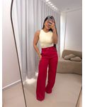 Calça Pantalona Brenda Vermelho