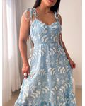 Vestido Carine Fundo Azul