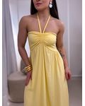 Vestido longo Emili Amarelo