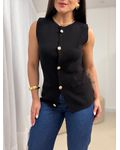 Colete modal Lavínia Preto