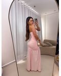 Vestido longo Gisele Rosa