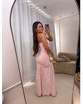 Vestido longo Gisele Rosa