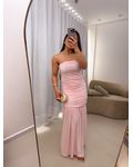Vestido longo Gisele Rosa