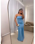 Vestido longo Gisele Azul