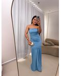 Vestido longo Gisele Azul
