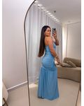 Vestido longo Gisele Azul