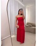 Vestido longo Gisele Vermelho
