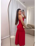 Vestido longo Gisele Vermelho