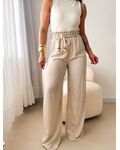 Pantalona Linho Carol Nude