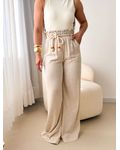 Pantalona Linho Carol Nude