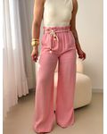 Pantalona Linho Carol Rosa