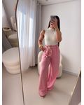 Pantalona Linho Carol Rosa