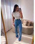 Wide Leg Jeans Olívia Claro