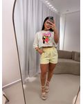 Short Alice Amarelo Manteiga