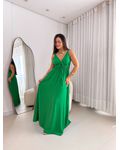 Vestido Sintia Verde Bandeira
