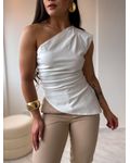 Blusa Assimétrica Maitê Branco