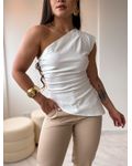 Blusa Assimétrica Maitê Branco