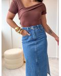 Saia Jeans Midi Laura