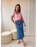 Saia Jeans Midi Laura
