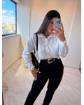 Camisa Cropped Ester Branco