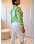 Camisa Cropped Ester Verde