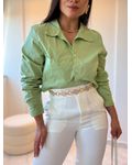 Camisa Cropped Ester Verde