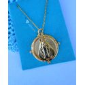 Colar Longo Medalhão Nossa Senhora Aparecida