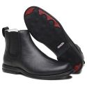 BOTA COMFORT ANATÔMICA COURO FLOATHER PRETO