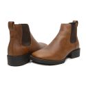 BOTA CANO CURTO STRONG BICO QUADRADO RÚSTICO CARAMELO