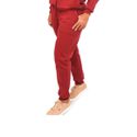 Calça Moletom Jogger Skinny C/ Elástico Vinho