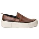 Sapato Masculino Slip On Mouro Sola Branca
