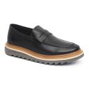 Sapato Loafer Tratorado Dubay Preto