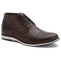 Bota Masculina Premium em Couro Café