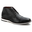 Bota Masculina Premium em Couro Preto