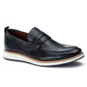 Sapato Loafer Elite em Couro Preto