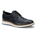 Sapato Masculino Derby Elite Couro Preto