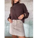 Blusa de Tricot Neiva - Marrom