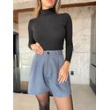 Short Hanna Alfaiataria - Cinza
