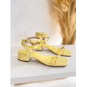 Sandália Aurora Amarelo Manteiga