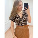Blusa Tricot Onça