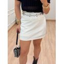 Shorts Saia Cléo Branco