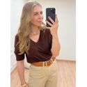 Blusa Poliana Marrom