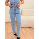 Calça Reta Marmorizada