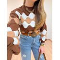 Blusa Tricot Elaine Marrom
