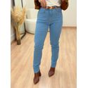Calça Mom Jeans Com Cinto Jeans