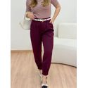Calça Cenoura Vinho