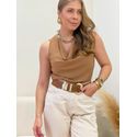 Blusa Degagê Marrom
