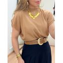 Blusa Malu Amendoa